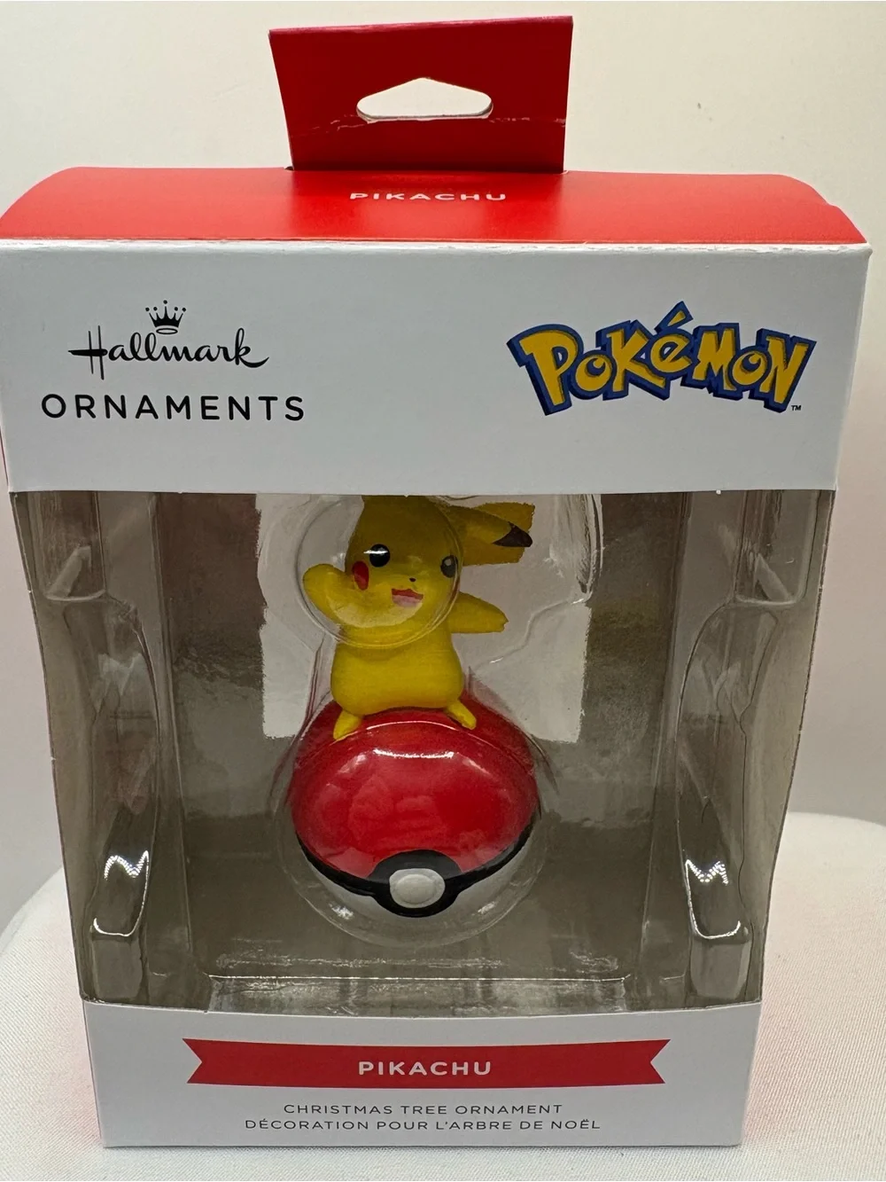 Hallmark Pokemon Pikachu with PokeBall Christmas Ornament